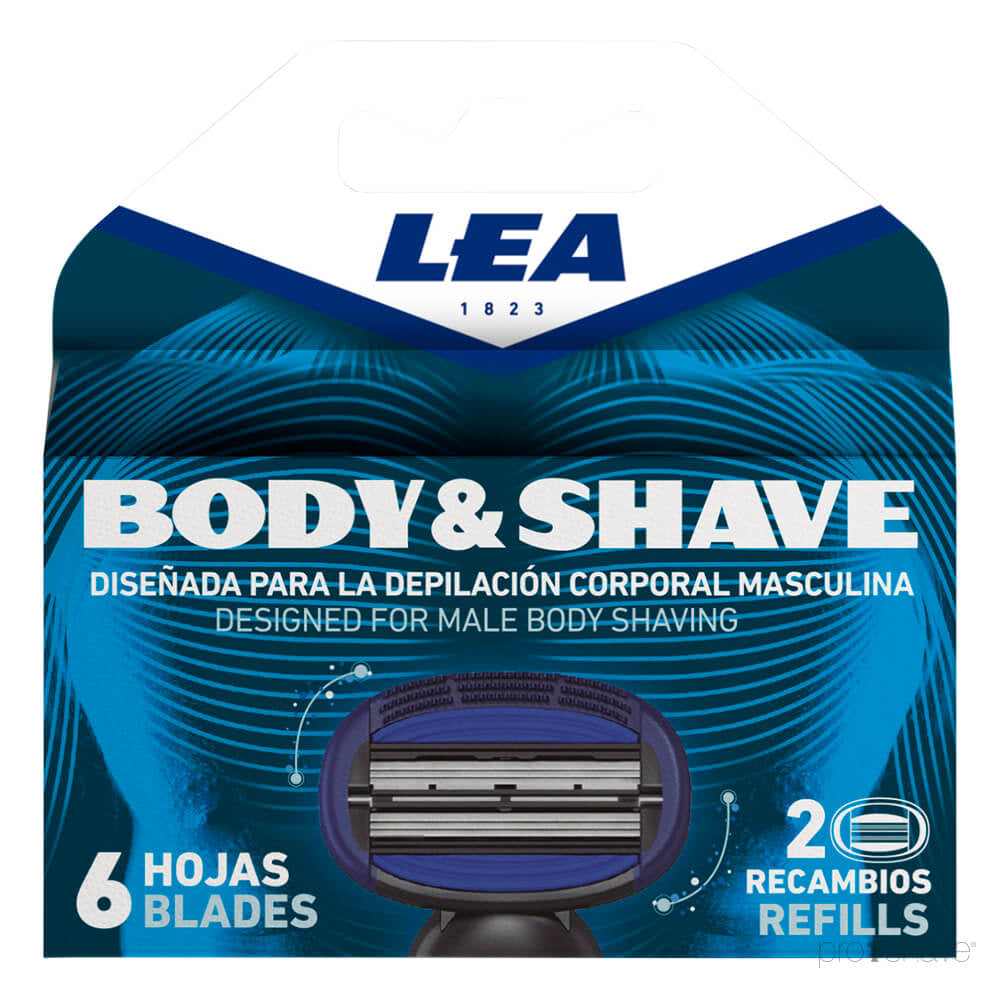 Lea Classic Body   Shave  Cartridge Med 2 Refill Barberblade  3 3 Klinger