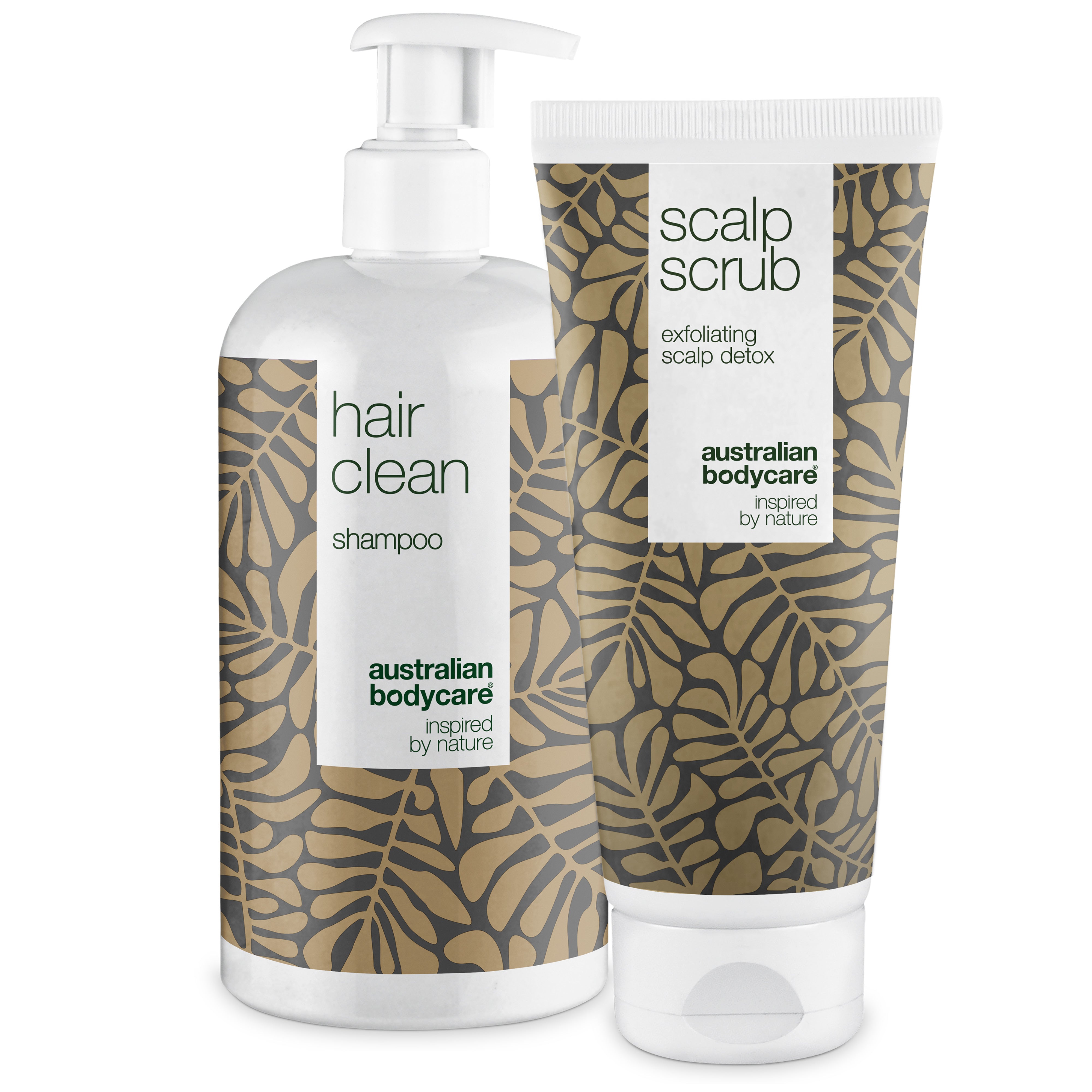 2 Pak Til Bumser I Hovedbunden ?  Hovedbundsscrub Og Tea Tree Shampoo Til Uren Hud I Hovedbunden