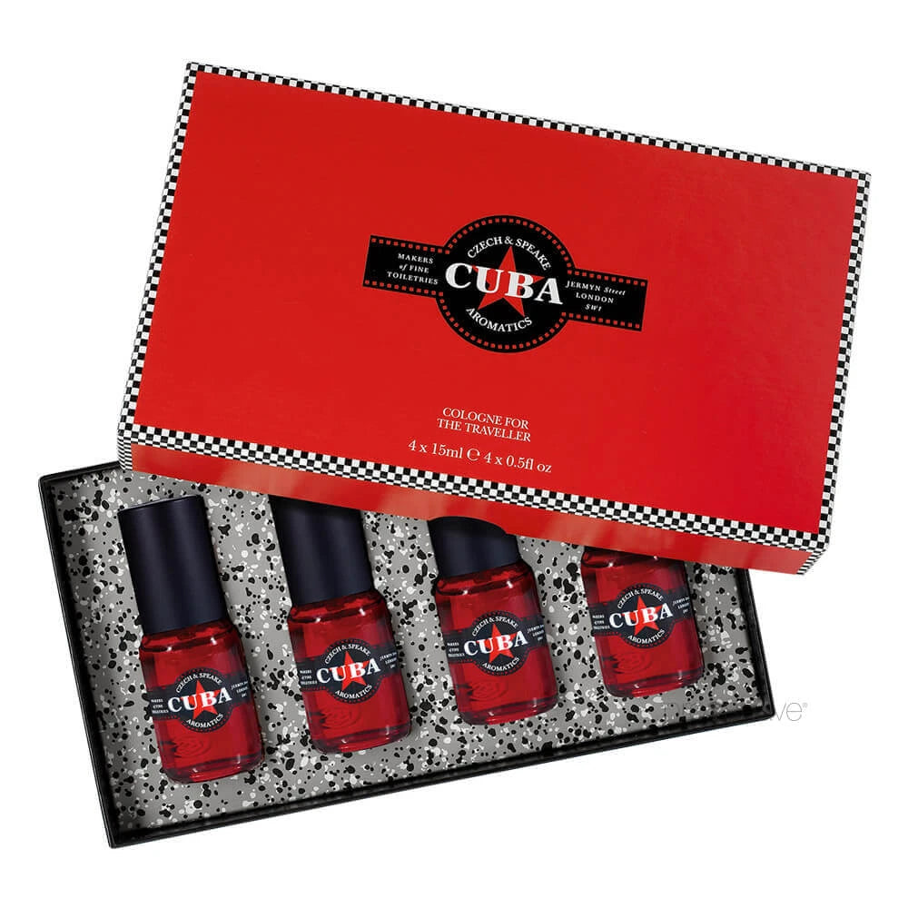 Czech   Speake Cuba  Cologne For The Traveller  4 X 15 Ml