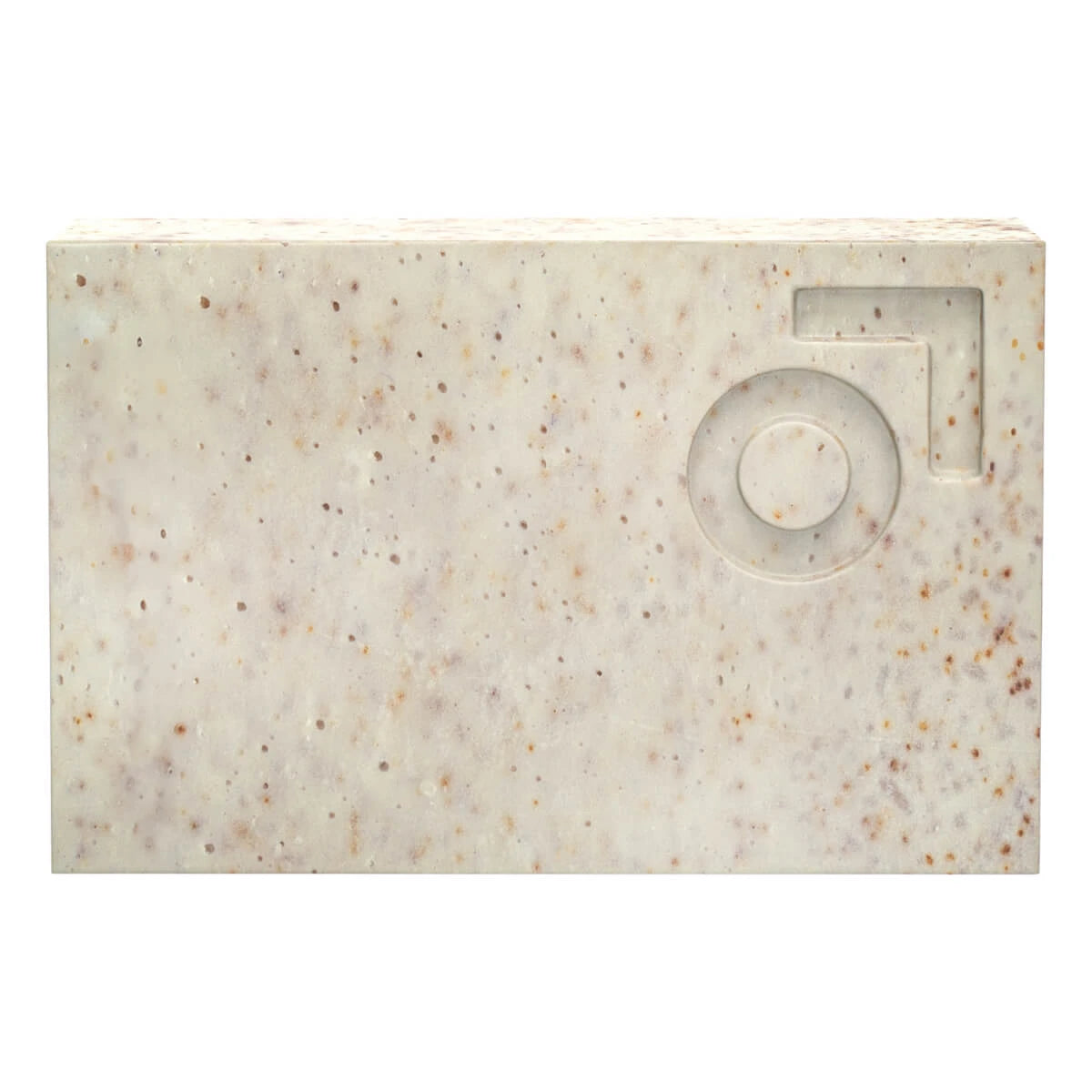 Beviro Purifying Body Scrub Bar  Zesty Vetiver  135 G