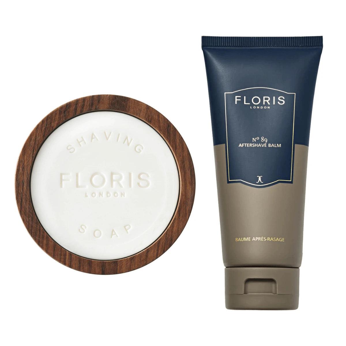 Floris London No 89  Sæt Med Barbersæbe Og Aftershave Balm