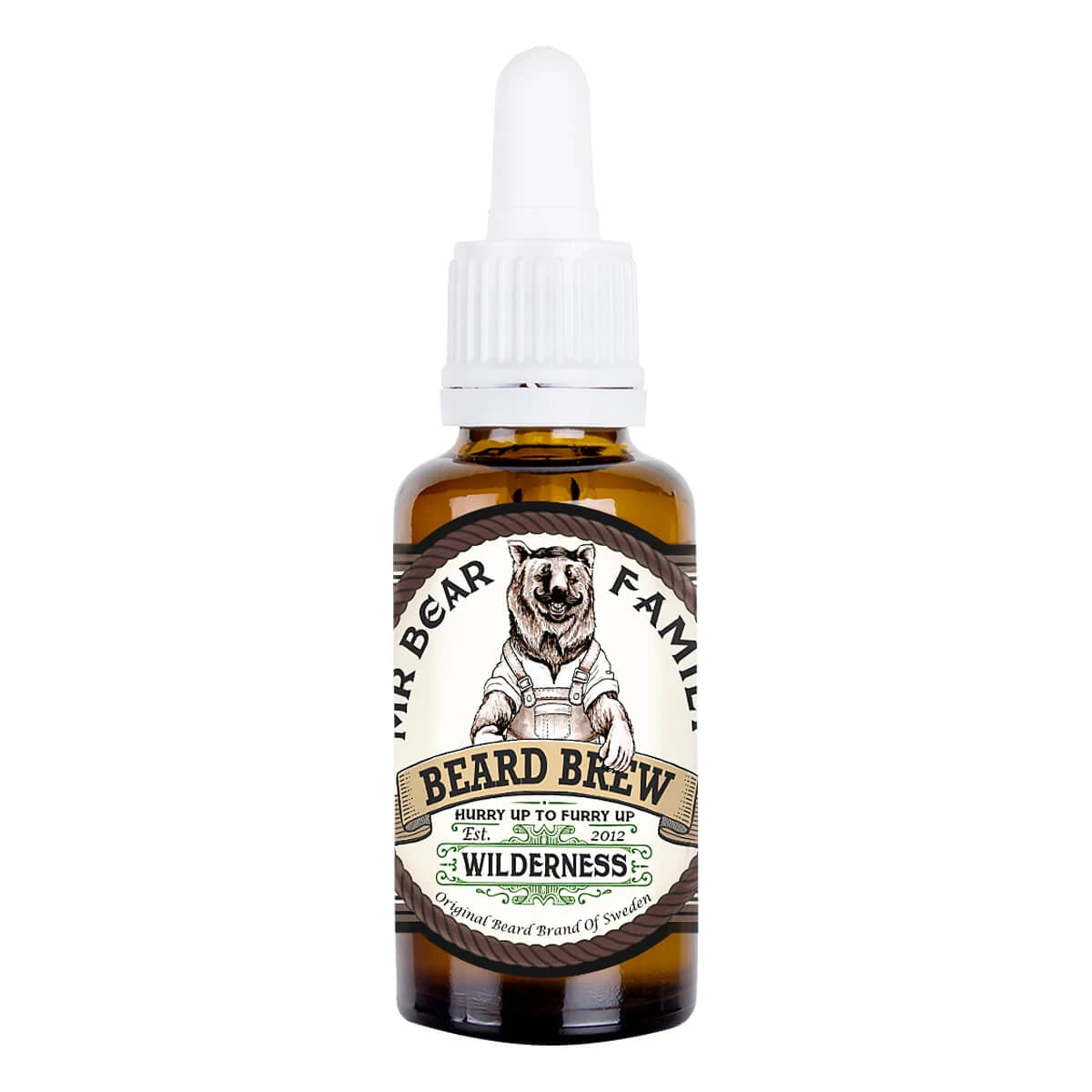 Mr  Bear Skægolie  Beard Brew Oil  Wilderness  30 Ml