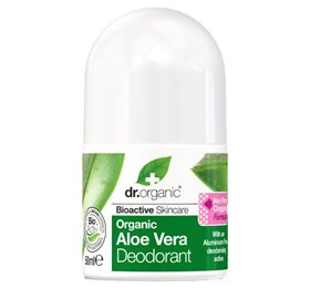 Dr Organic Aloe Vera Deodorant Roll On 50 ml - Økologisk!