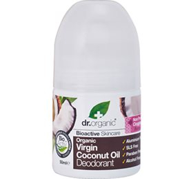 Dr Organic Deo Roll On Coconut 50 Ml