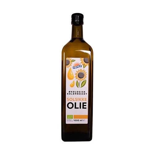Solsikkeolie Koldpresset øko    1 Liter