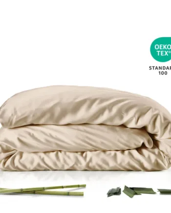 Bambus Dynebetræk   1 Stk   Champagne   140x200