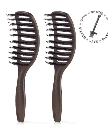 2 Stk  Curvy Brush   Gratis Gave   2 Stk Soft Espresso  Spar 23    Gratis Cleaning Brush