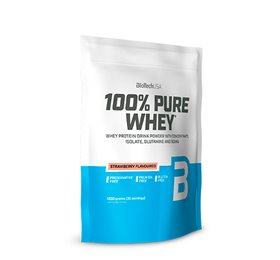 100% Ren Valleprotein Pulver - Jordbær 454 G Tilbud!