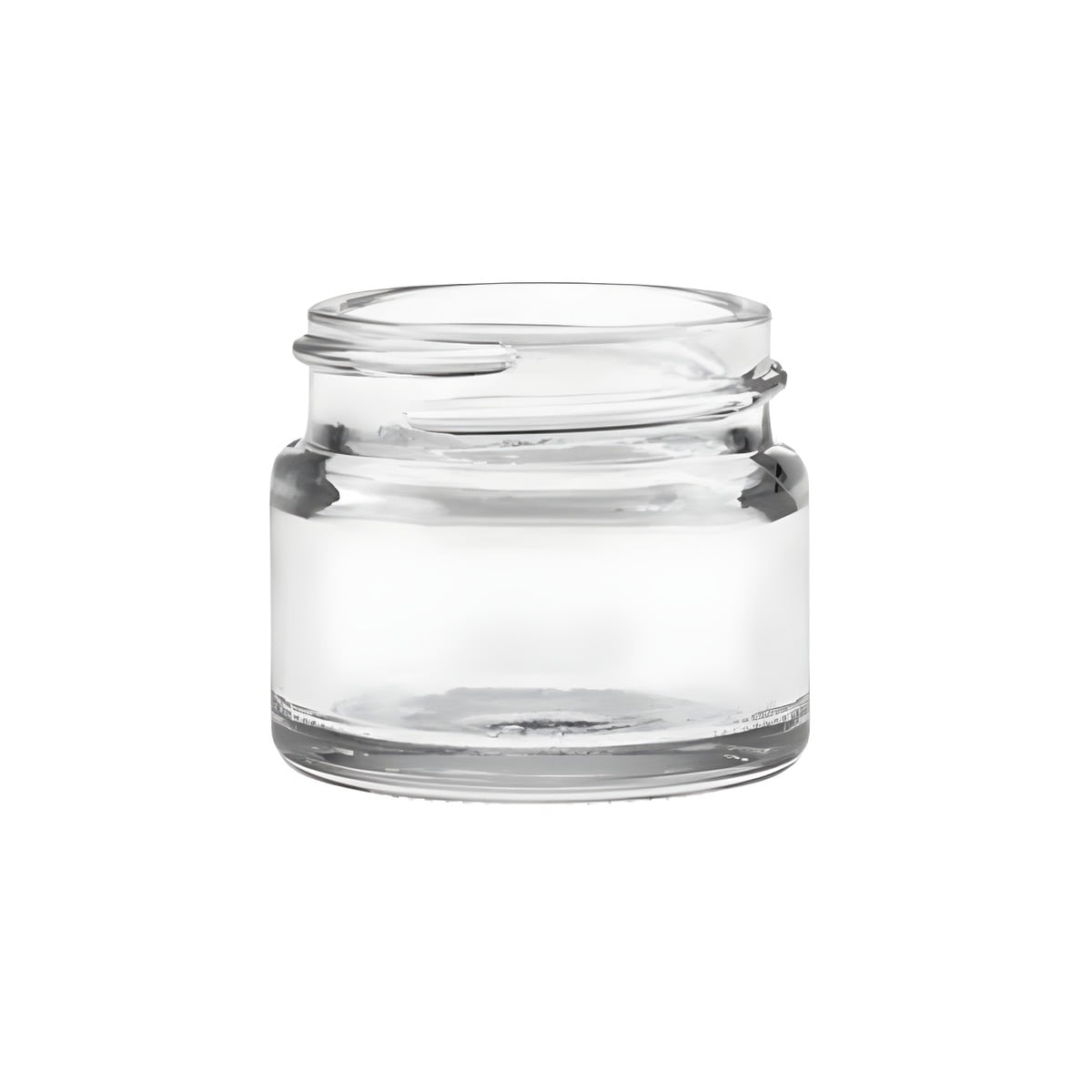 15 Ml  Klar Glasbøtte   Uden Låg   Sv38 R3