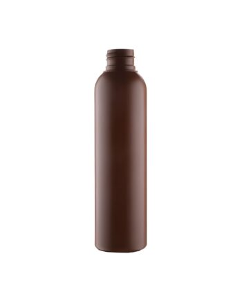 150 Ml  Mat Brun Plastflaske   Hdpe   24 410