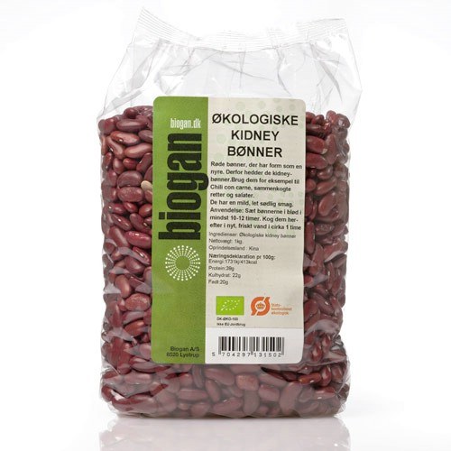 Kidney Bønner økologiske   1 Kg
