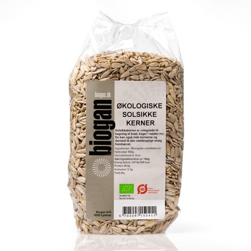 Solsikkekerner økologiske   500 Gram