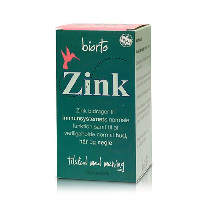 Biorto Zink Immune 90 Kapsler – Styrk dit immunforsvar!