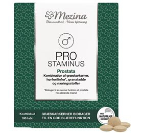 Mezina Pro Staminus 180 Tabletter - Kosttilskud til Mænd