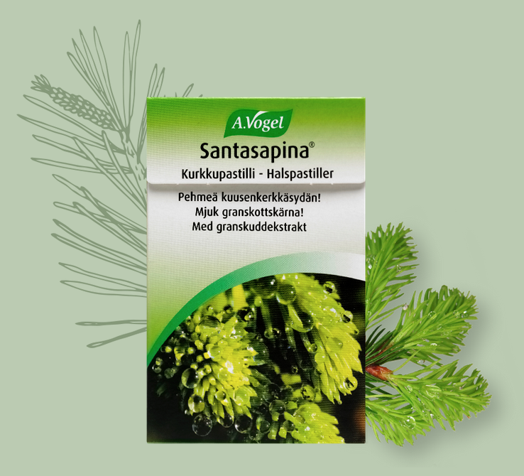 A. Vogel Santasapina Halspastiller 30g - Frisk ånde hver dag!