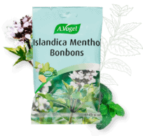 A Vogel Islandica Menthol Bonbons med Honning 75g