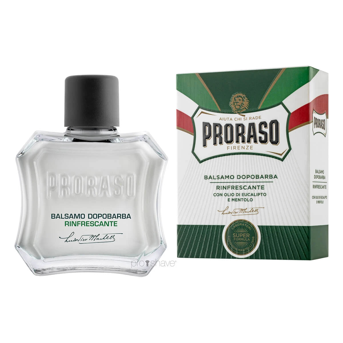 Proraso Aftershave Balm   Refresh  Eucalyptus   Menthol  100 Ml