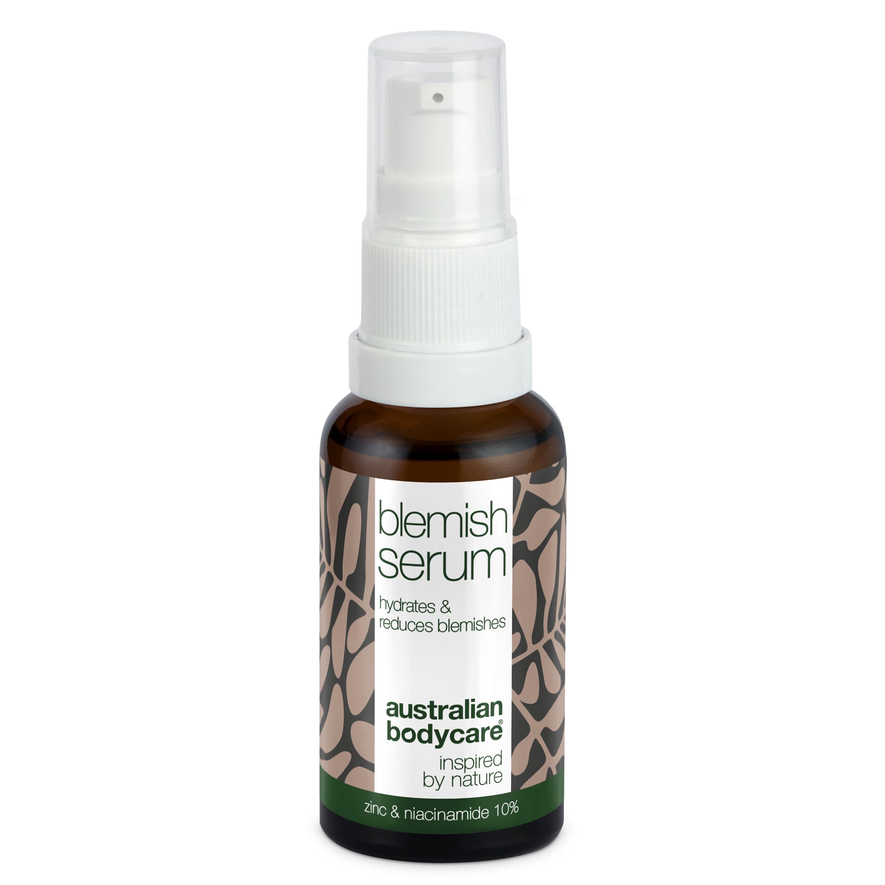 Niacinamid Serum med Tea Tree Oil til Uren Hud - 30 ml
