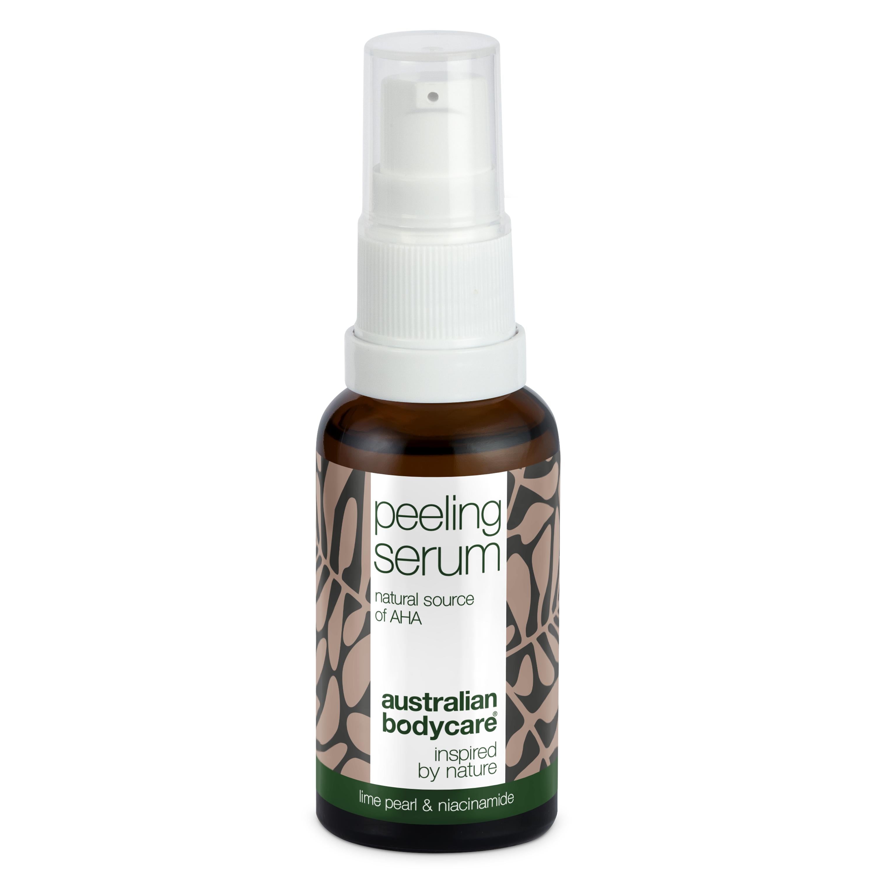 Aha Peeling Serum     Eksfoliering For Glattere Og Friskere Hud ?  Aha Peeling Serum Fjerner Døde Hudceller  Udjævner Hudens Tekstur Og Giver En Sund Glød  Med Lime Pearl  Niacinamid Og Allantoin