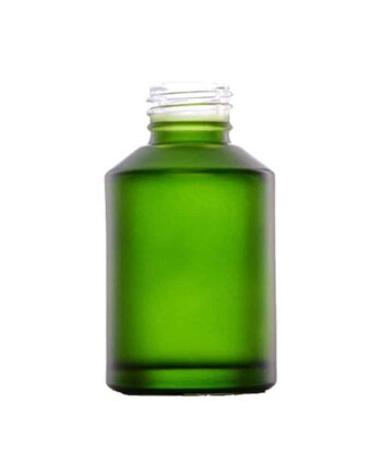 60 Ml Grøn Glasflaske - Perfekt til Væskeopbevaring!