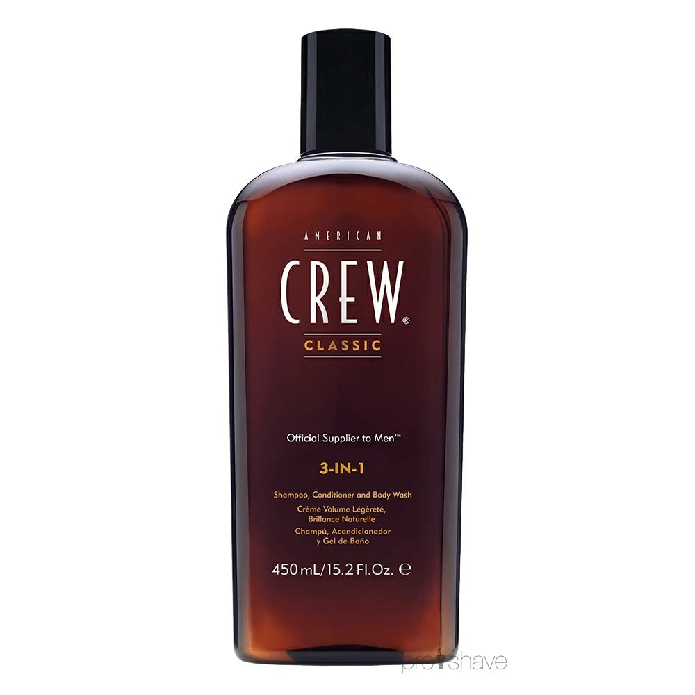American Crew 3 In 1 Hair   Body Shampoo  450 Ml