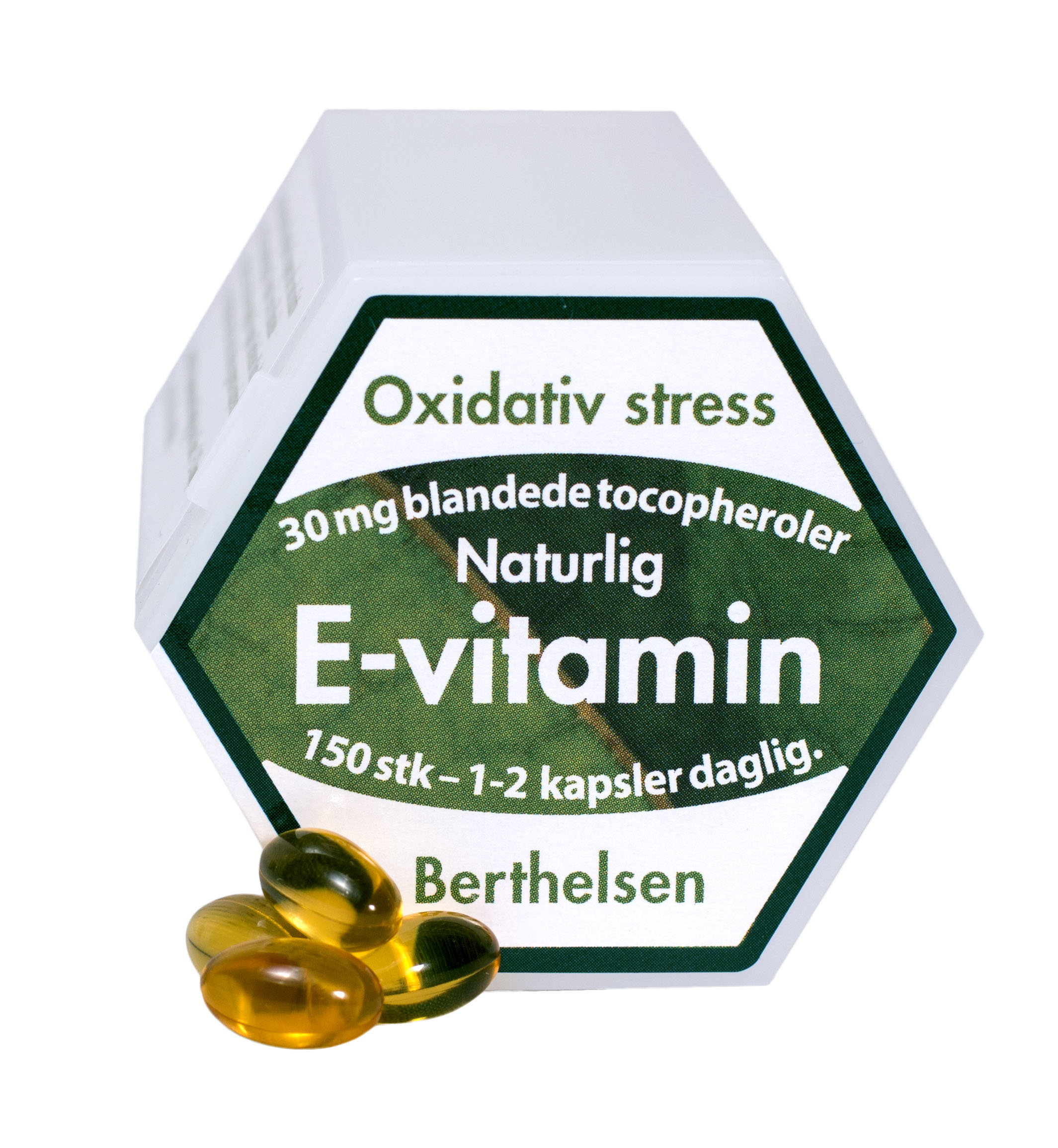 Berthelsen E-vitamin 30 mg – Naturlig sundhed og skønhed