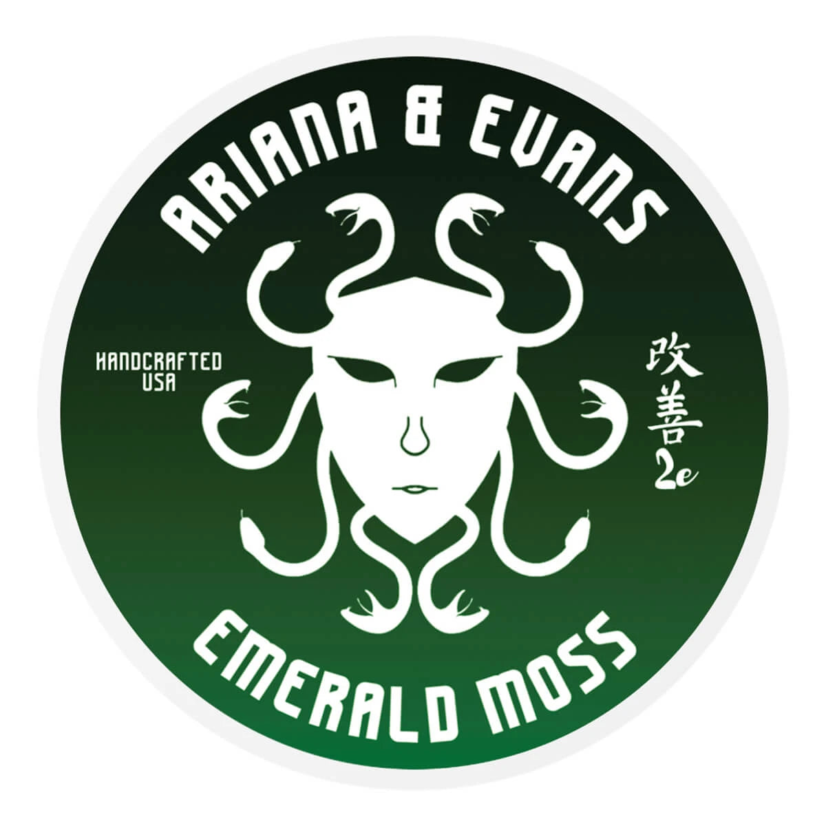 Ariana   Evans Barbersæbe  Emerald Moss  118 Ml