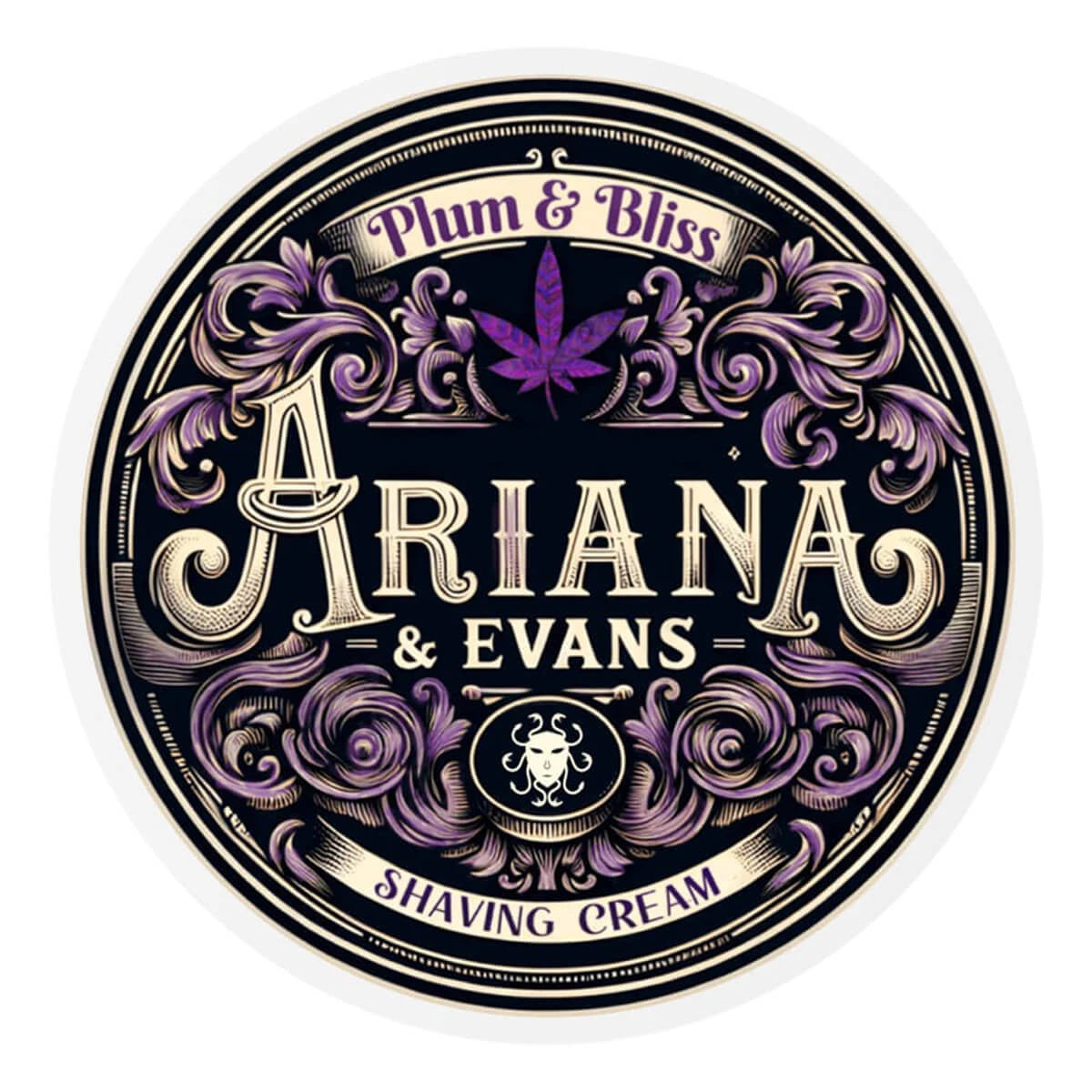 Ariana   Evans Barbersæbe  Plum   Bliss  157 Ml