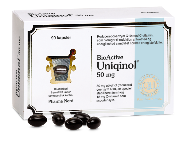 Bioactive Uniqinol 50 Mg   90 Kapsler