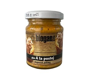 Biogan A La Postej Vegansk Smørepålæg 110g – Sund Snack!