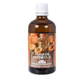 Abrikoskerneolie 100 Ml – Ideel til Tør Hud og Pleje