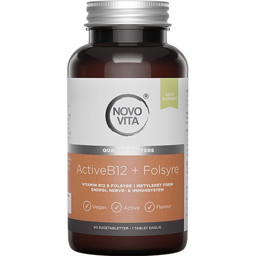 Novo Vita Activeb12   Folsyre   60 Tabletter