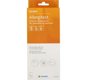 Allergitest til katte, støv og græs - Hurtig 1 stk.