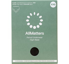 Allmatters Høj Talje Menstruationstrusse – Bæredygtig Pleje