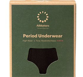 Allmatters Høj Talje Menstruationstrusse - Bæredygtig Komfort