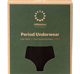 Allmatters Høj Talje Menstruationstrusse til Moderat Blødning