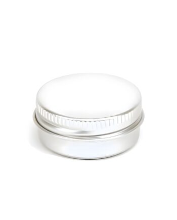 Aluminiumsbøtte 5 Ml Med Skumpude I Låg  Lakeret For Beskyttelse  Diameter 29 Mm  Højde 16 Mm   Hedenhus   Letvægtsdesign