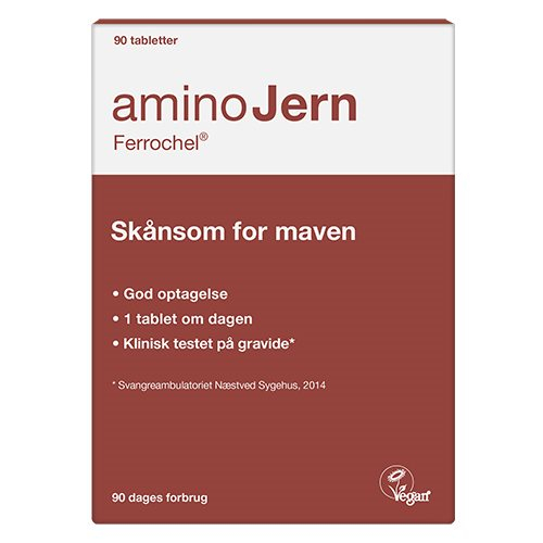 Amino Jern 25 Mg - Effektiv jernoptagelse til gravide