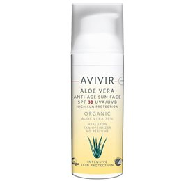 Avivir Aloe Vera Anti Age Solcreme SPF 30 - Udsalg!