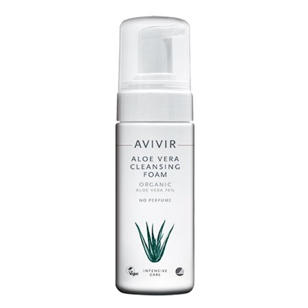 Avivir Aloe Vera Rense Skum - Skånsom Ansigtsrens til Alle Hudtyper