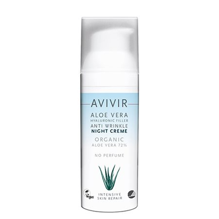 Avivir Aloe Vera Anti-Rynke Natcreme 50 ml - Foryngende Pleje