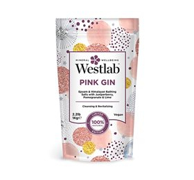 Westlab Badesalt Pink Gin – Forkæl dig selv! 1 Kg