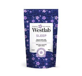 Westlab Badesalt Sleep Bull 1 Kg – Beroligende Lavendelbad