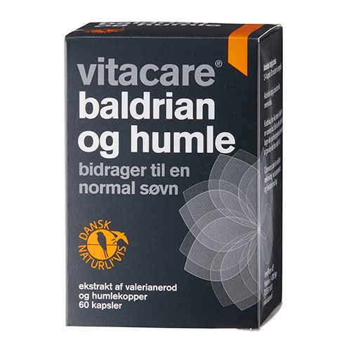 Vitacare Baldrian og Humle – Naturlige afslapningstabletter