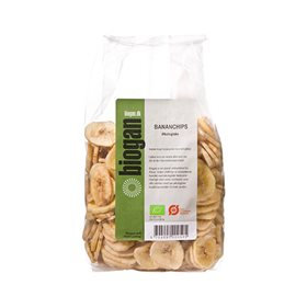 Biogan Bananchips 400g - Lækre Snacks til Müsli og Salat