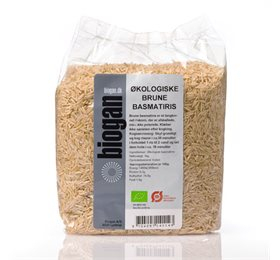 Biogan Brune Basmatiris 1000g - Sundhed og kvalitet