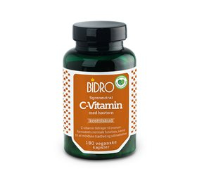 Bidro C Vitamin 180 Kapsler - Vegansk Skønhedspleje