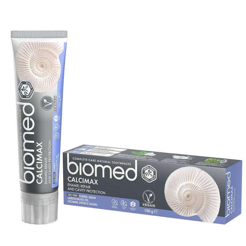 Biomed Calcimax Tandpasta 100 Ml – Naturlig og Fluorfri