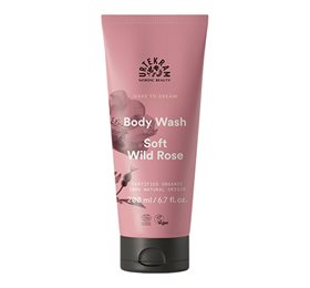 Urtekram Body Wash Mild Vild Rose 200 Ml - Skønhedspleje