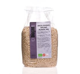 Biogan Brune Runde Ris 1000g - Sundhed og Smag!